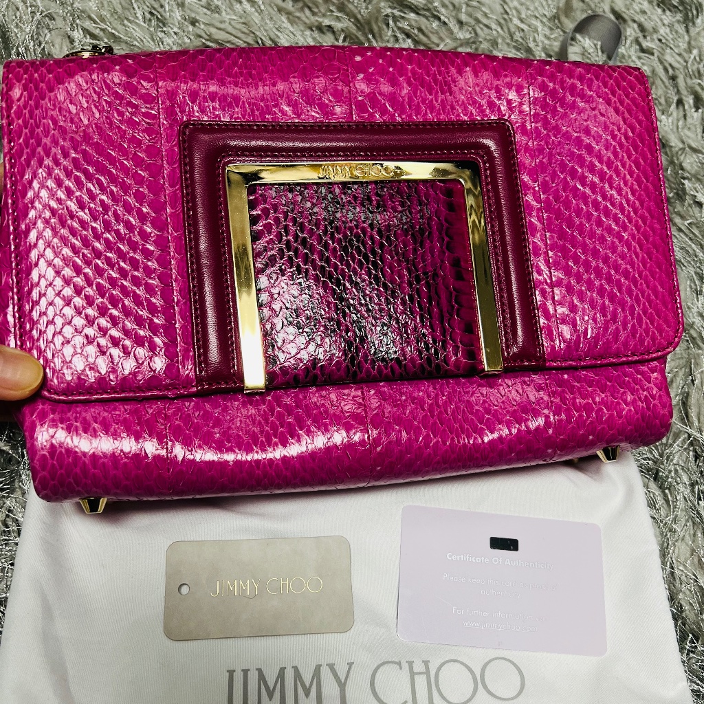 100% Authentic Python Jimmy Choo Bag